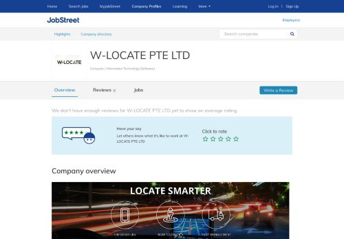 Working at W-LOCATE PTE LTD company profile and information ...