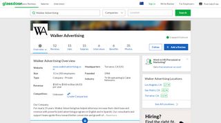 
                            9. Working at Walker Advertising | Glassdoor.com.au
