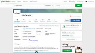 
                            12. Working at WildTangent | Glassdoor