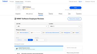 
                            12. Working at WINIT Software: Employee Reviews | Indeed.co.in