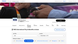 
                            8. Working at WIS International: 795 Reviews about Pay & Benefits ...