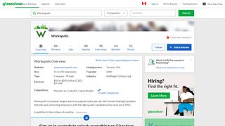 
                            5. Working at Workopolis | Glassdoor.ca