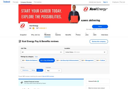 
                            9. Working at Xcel Energy: 137 Reviews about Pay & Benefits | Indeed.com
