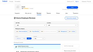 
                            7. Working at Zoona: Employee Reviews | Indeed.co.za