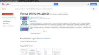 
                            13. WORKING CAPITAL MANAGEMENT: STRATEGIES AND TECHNIQUES