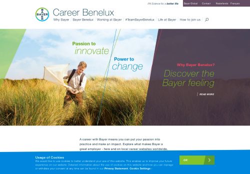 
                            7. Working for Bayer in the Benelux