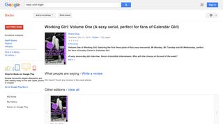 
                            6. Working Girl: Volume One (A sexy serial, perfect for fans of ...