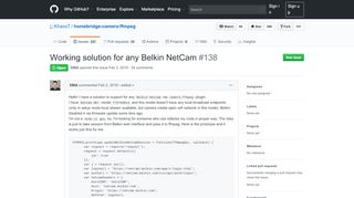 
                            13. Working solution for any Belkin NetCam · Issue #138 · KhaosT ...