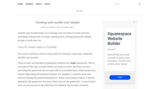 
                            10. Working with Ansible User Module - My Daily Tutorials
