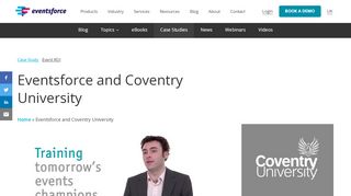 
                            4. Working With Coventry University Case Study - Eventsforce