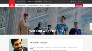 
                            6. Working with Emirates | About us | Emirates United Arab Emirates