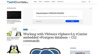 
                            11. Working with VMware vSphere 6.5 vCenter embedded vPostgres ...