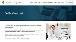 
                            3. Worklab - Versão Local - Criasoft Sistemas