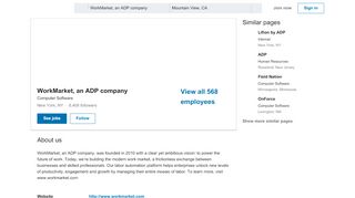 
                            4. WorkMarket, an ADP company | LinkedIn