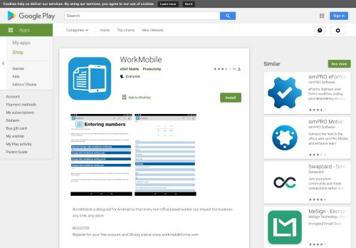 
                            11. WorkMobile – Apps on Google Play