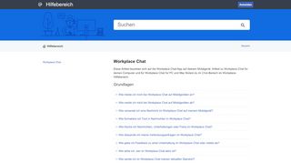 
                            12. Workplace Chat | Workplace-Hilfebereich | Facebook