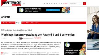 
                            11. Workshop: Benutzerverwaltung von Android 4 und ... - Computerwoche