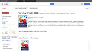 
                            8. Workshop HTML5 & CSS3: Weblayouts professionell umsetzen - ein ...