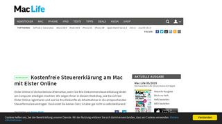 
                            9. Workshop: Kostenfreie Steuererklärung am Mac mit Elster Online ...