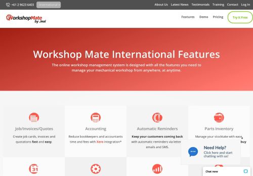 
                            11. Workshop Software Features - Workshop Mate