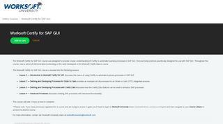 
                            10. Worksoft Certify for SAP - Online Course - Worksoft University - Litmos