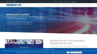
                            7. Worksoft Certify® - Worksoft Inc.