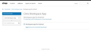 
                            5. Workspace app for Android - Citrix