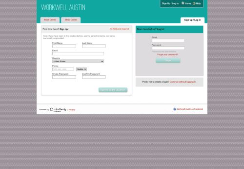 
                            3. Workwell Austin > Login Or Sign Up - secure-booker.com