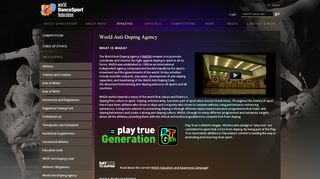 
                            13. World Anti-Doping Agency | World DanceSport Federation at ...