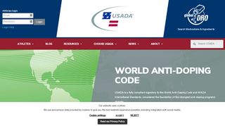 
                            2. World Anti-Doping Code - (WADA) Code | U.S. Anti-Doping Agency ...