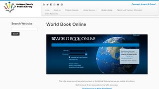 
                            13. World Book Online – Jackson County Public Library