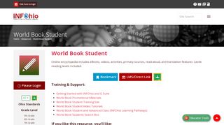 
                            10. World Book Student - INFOhio