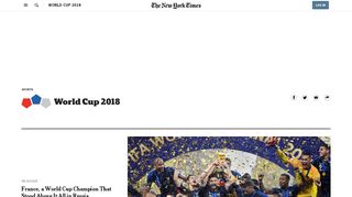 
                            13. World Cup 2018 - The New York Times