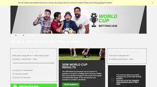 
                            12. World Cup Betting & Odds Russia 2018 | Soccer | UBET