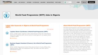 
                            13. World Food Programme (WFP) Jobs and Vacancies in Nigeria ...