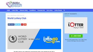 
                            6. World Lottery Club Review | LottoGo.com | Madaboutlottery