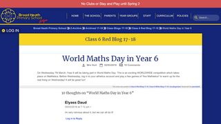 
                            13. World Maths Day in Year 6 | Broad Heath Primary School