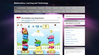 
                            8. World Maths Day Registration | Mathematics, Learning and Technology