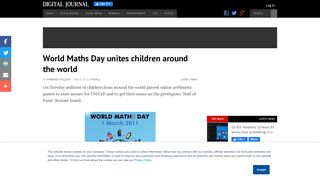 
                            9. World Maths Day unites children around the world - Digital Journal