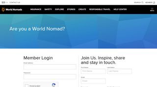 
                            1. World Nomads - Sign In or Join