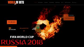 
                            2. World of Bets Home - World of Bets
