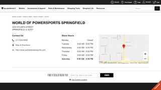 
                            10. WORLD OF POWERSPORTS SPRINGFIELD in SPRINGFIELD, IL ...