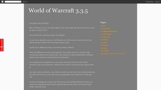 
                            7. World of Warcraft 3.3.5: Les Serveurs Privées