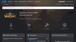 
                            9. World of Warcraft - Blizzard-Kundendienst - Blizzard Entertainment