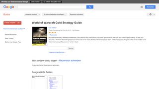 
                            11. World of Warcraft Gold Strategy Guide - Google Books-Ergebnisseite