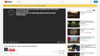 
                            2. World of Warcraft - Legion Login Screen and Music - YouTube