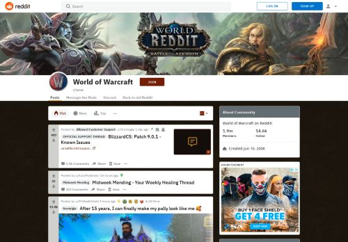 
                            11. World of Warcraft - Reddit