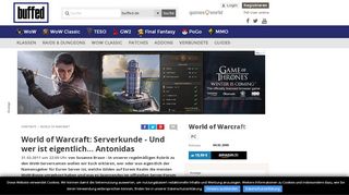 
                            8. World of Warcraft: Serverkunde - Und wer ist eigentlich... Antonidas