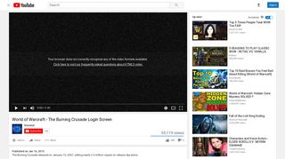 
                            1. World of Warcraft - The Burning Crusade Login Screen - YouTube