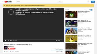
                            3. World of Warcraft Vanilla Login Screen [HD] - YouTube